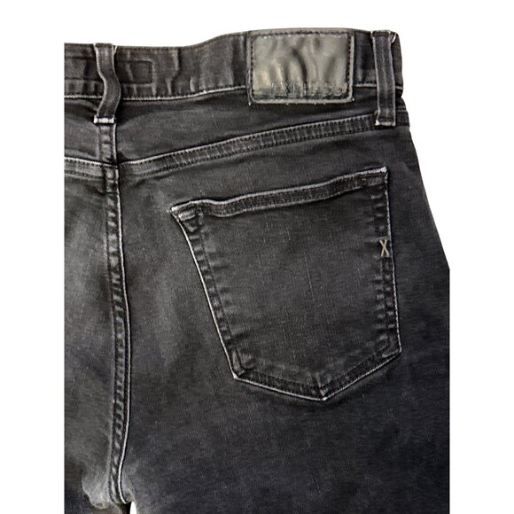 Express Mens Slim Fit Jeans Size 32x32 Black Minimalist Indie Sleaze Casual - Picture 4 of 6